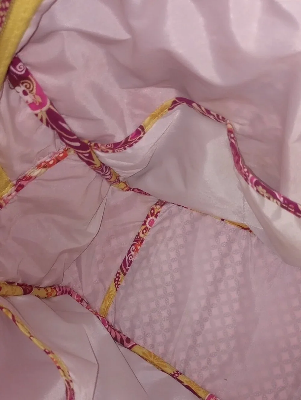 Vera Bradley Diaper Bag Quilted Yellow & Pink Floral With Matching Wallet